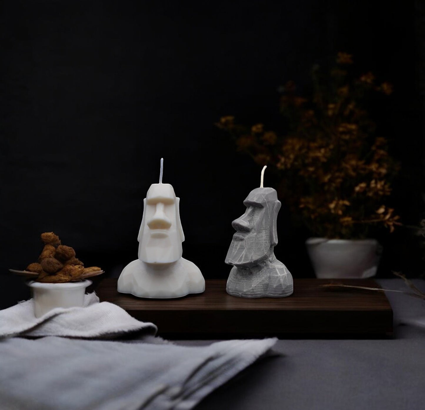 Moai Candle